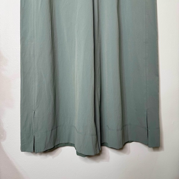 Lululemon Stretch Woven Wide Leg High Rise Crop Grey Eucalyptus Size XL NWT - Picture 6 of 13
